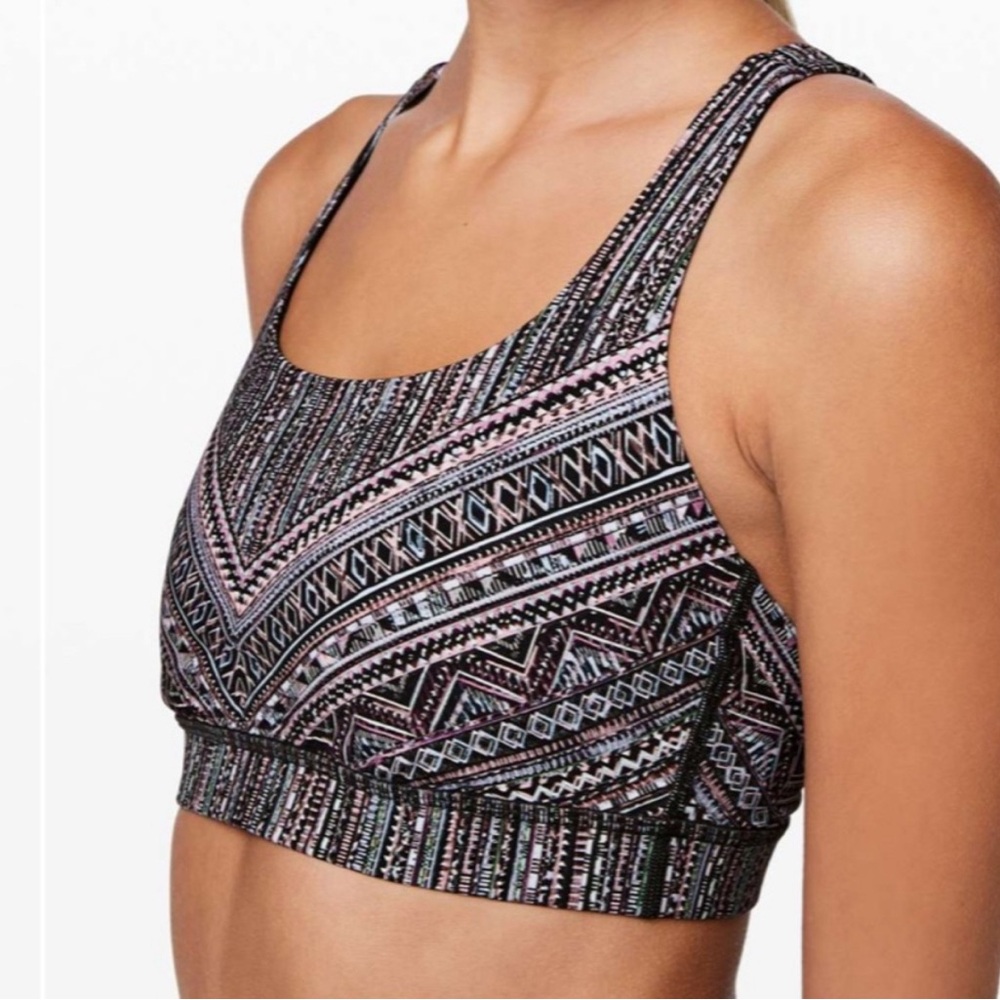 Lululemon energy bra 
Tribal Pace Energy Bra  size 6
